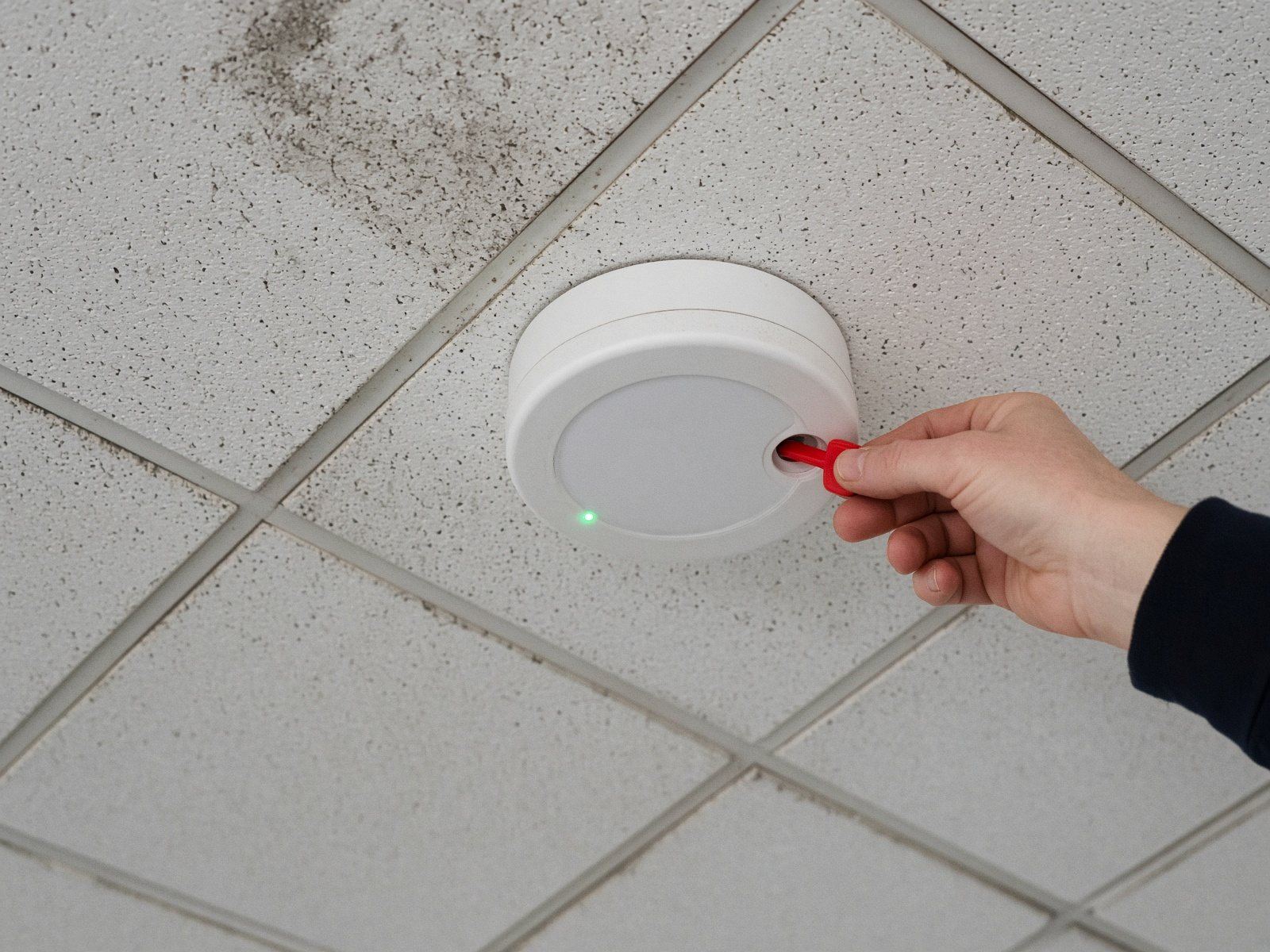 Testing an emergency light